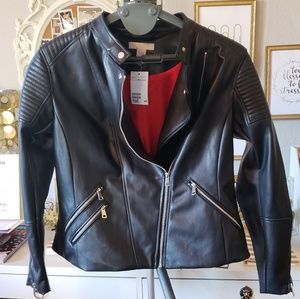 NWT H&M faux leather jacket (18)